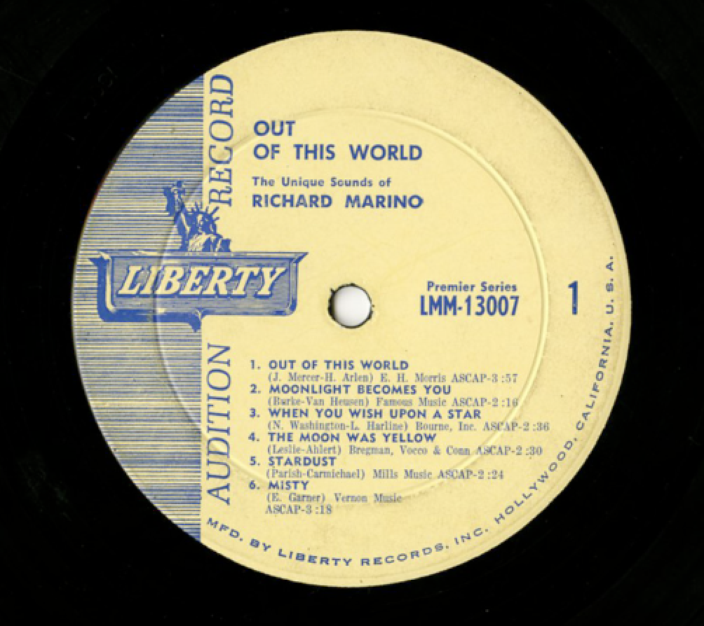 Unearthed In The Atomic Attic: Out Of This World - Richard Marino ...