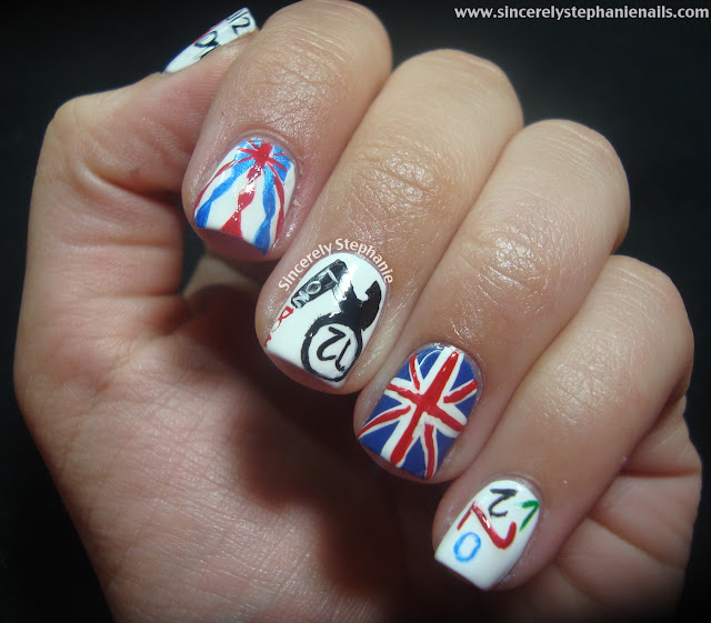 olympic nail art