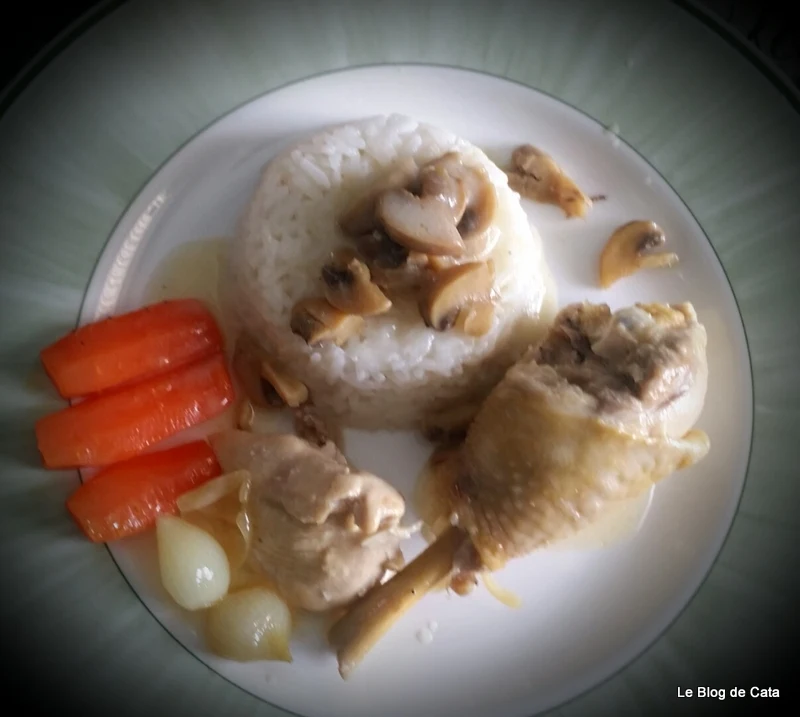 Le blog de Cata: Fricassée de volaille à l'ancienne