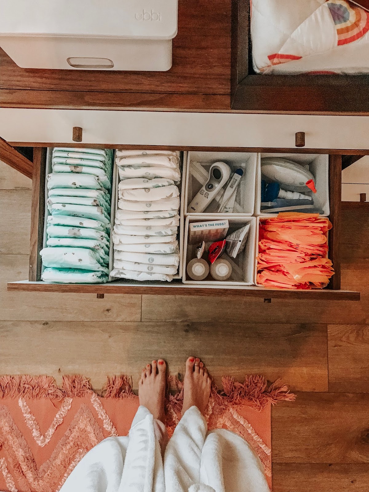 home baby changing station