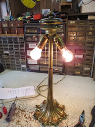 lamp table pull chain brass cluster repair parts total minutes cost perfect safe