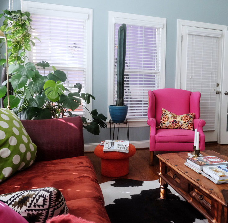 Light and Bright Sunroom with plants-design addict mom