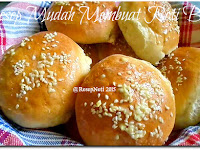 Resep Mudah Membuat Roti Burger ( Easy Recipe To Make Burger Buns )