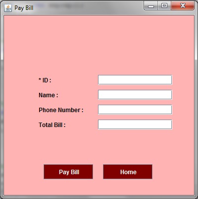 Core Java: Billing System