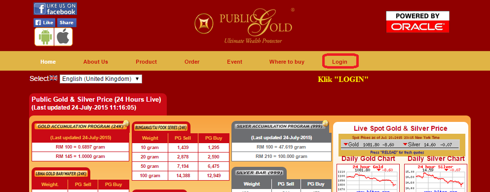 Www.public gold.com.my login