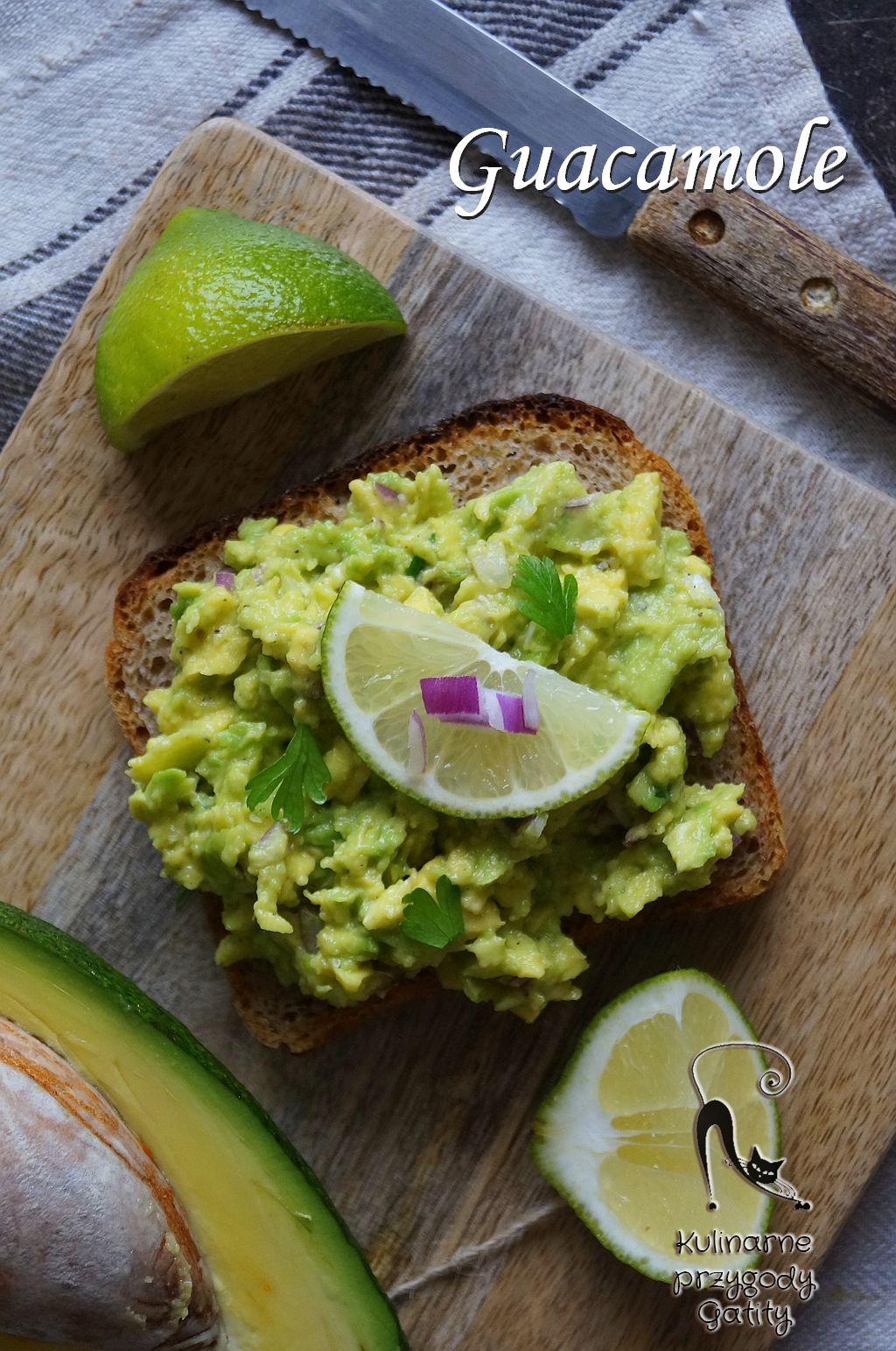 Guacamole, pasta z awokado Kulinarne przygody Gatity przepisy pełne