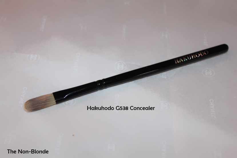 Hakuhodo Concealer Brushes G538 G542 The NonBlonde