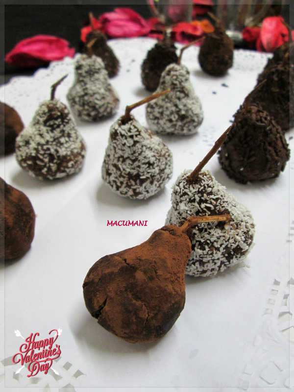 TRUFAS DE CHOCOLATE