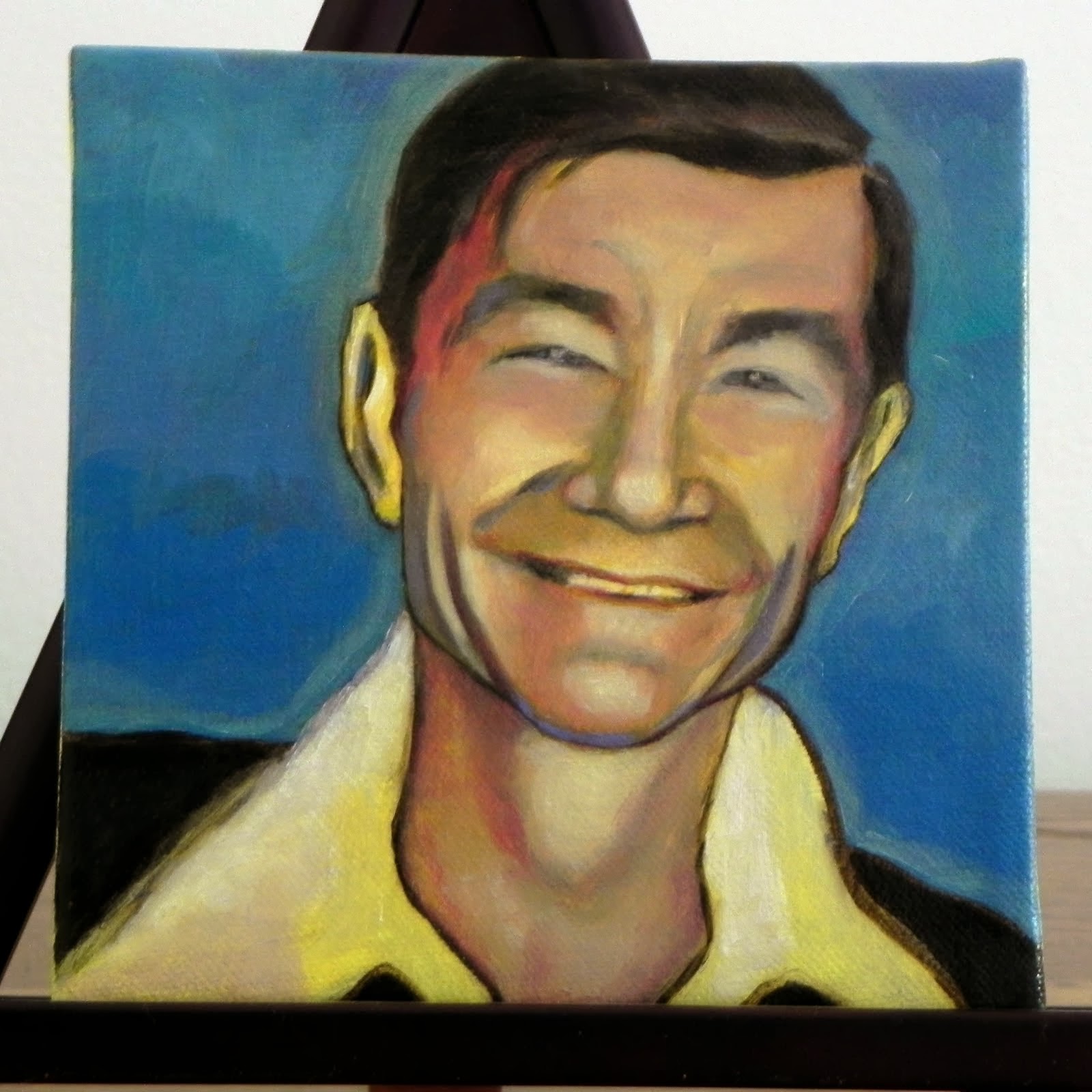 Frank in oil