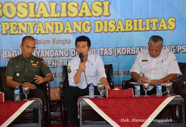 Ajak Semua Element, Pemkab Trenggalek Sosialisasikan Pengampu Pelayanan Disabilitas Menuju Trenggalek Bebas Pasung 2019