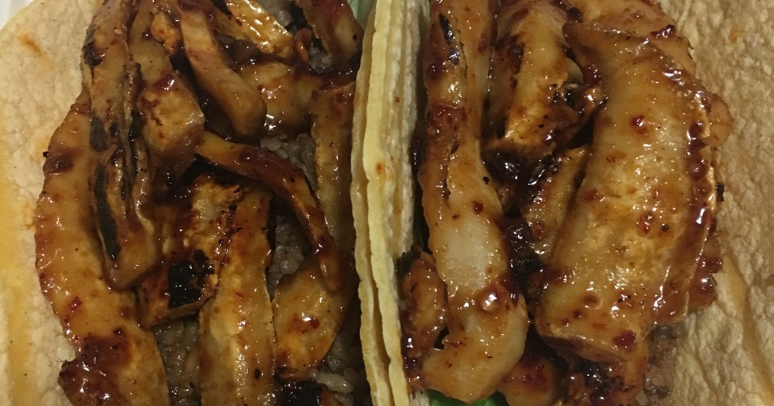 Vegan Korean BBQ tacos