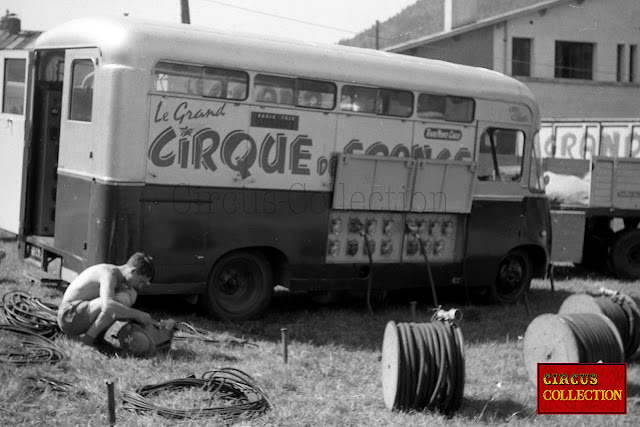 Le Grand Cirque de France 1962 Photo Hubert Tièche     Collection Philippe Ros 