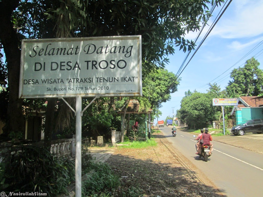 Memasuki desa Troso, Pecangan, Jepara