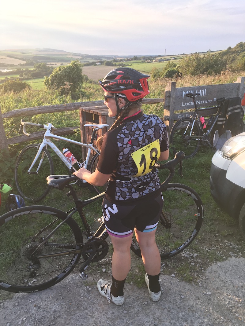 FitBits | My first hill climb Time Trial - Brighton Mitre cycling club - Tess Agnew fitness blogger