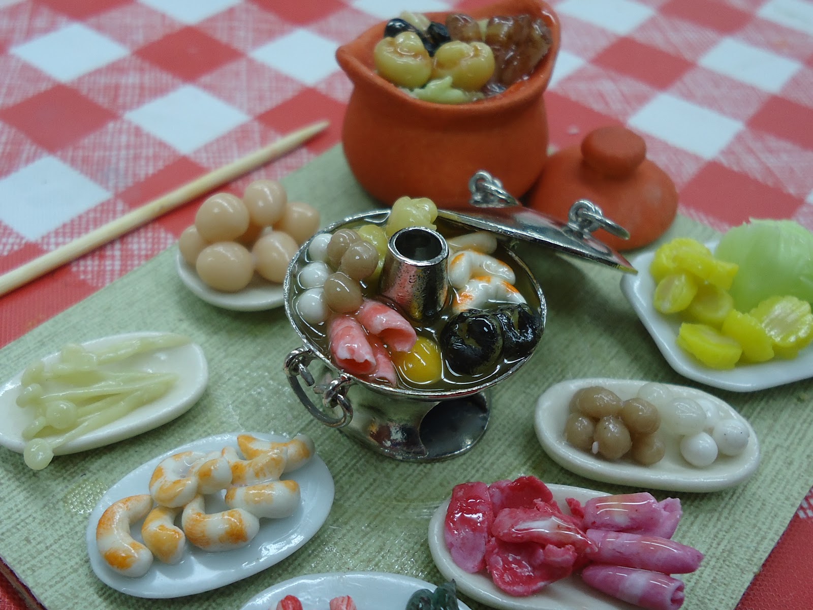 Kin's Miniature Handmade Clay Food by Kin Quek. Have Fun With