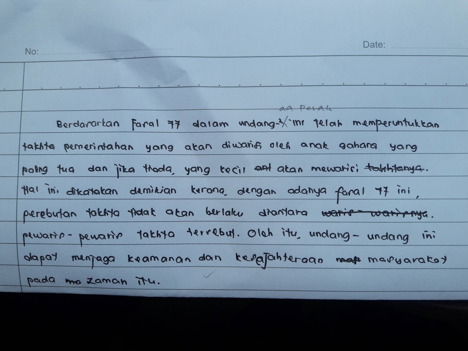 Stpm contoh kursus proposal kerja sejarah Contoh Pernyataan