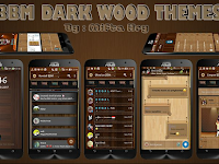 BBM Dark Wood Themes v2.1.1 Based BBM Official Versi 3.3.0.16