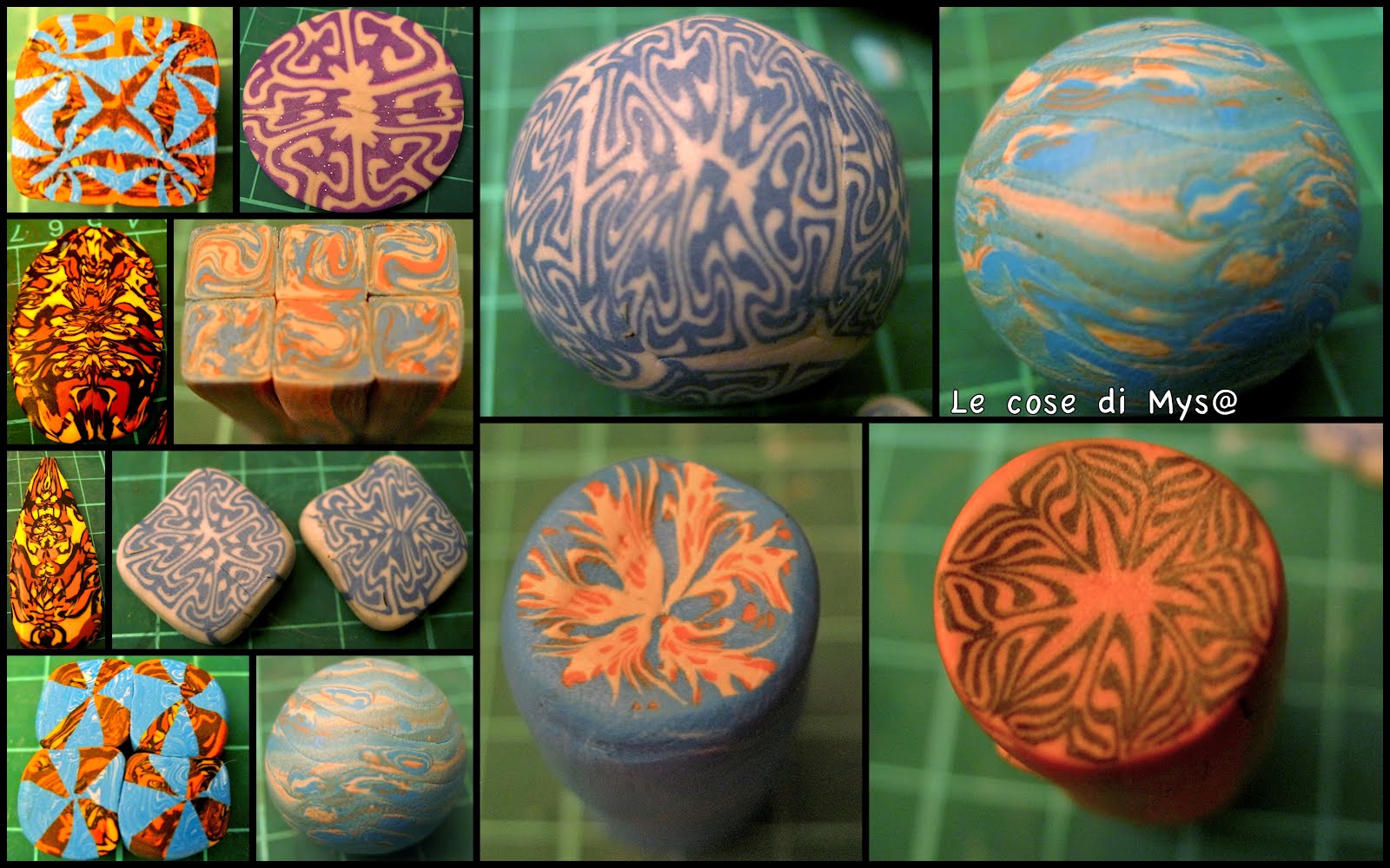 Le cose di Mys@.. Maglia, Uncinetto, Telaio, Tutorial e... : Fimo, i ...