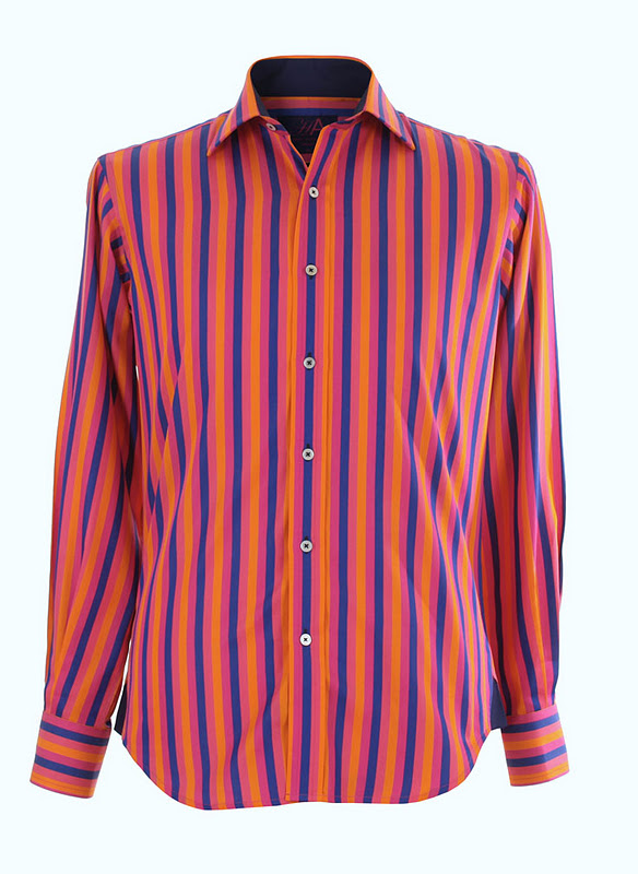 men's styling: Henry Arlington bowls us over with his colourful Shirts
