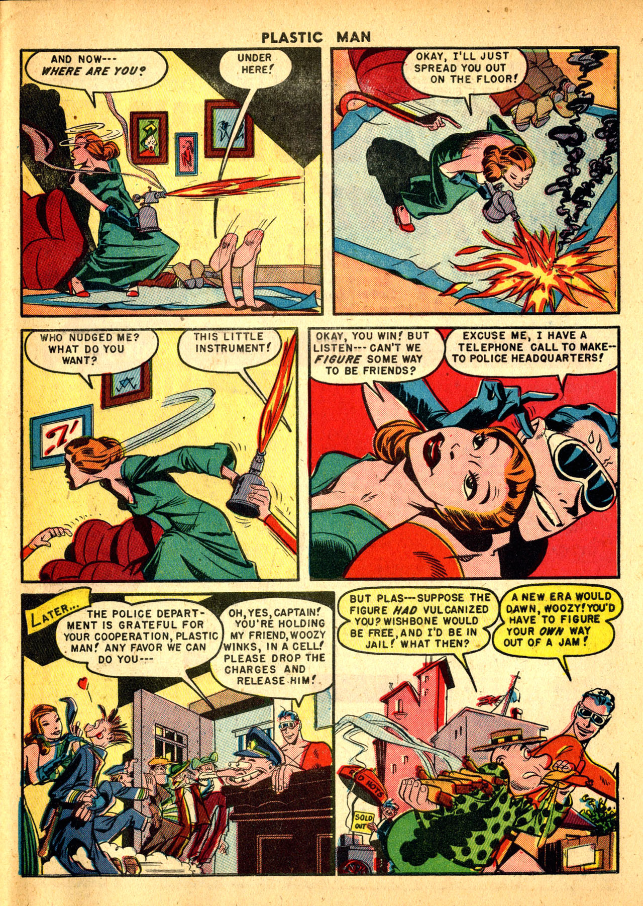 Read online Plastic Man (1943) comic -  Issue #23 - 33