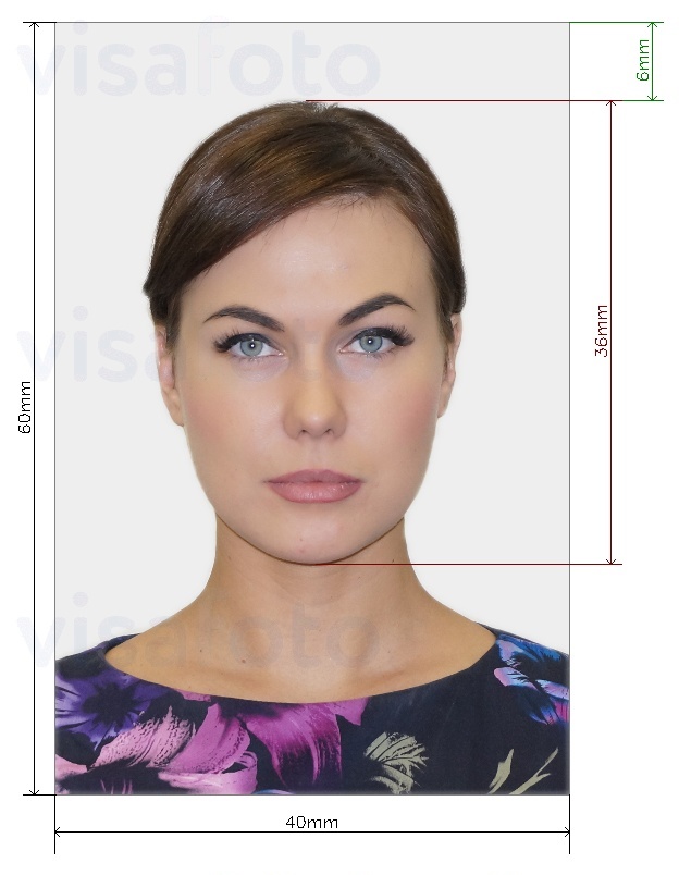 Kích cỡ của ảnh 2x3,3x4,4x6,6x9,9x12 chuẩn theo quốc tế, chứng minh thư