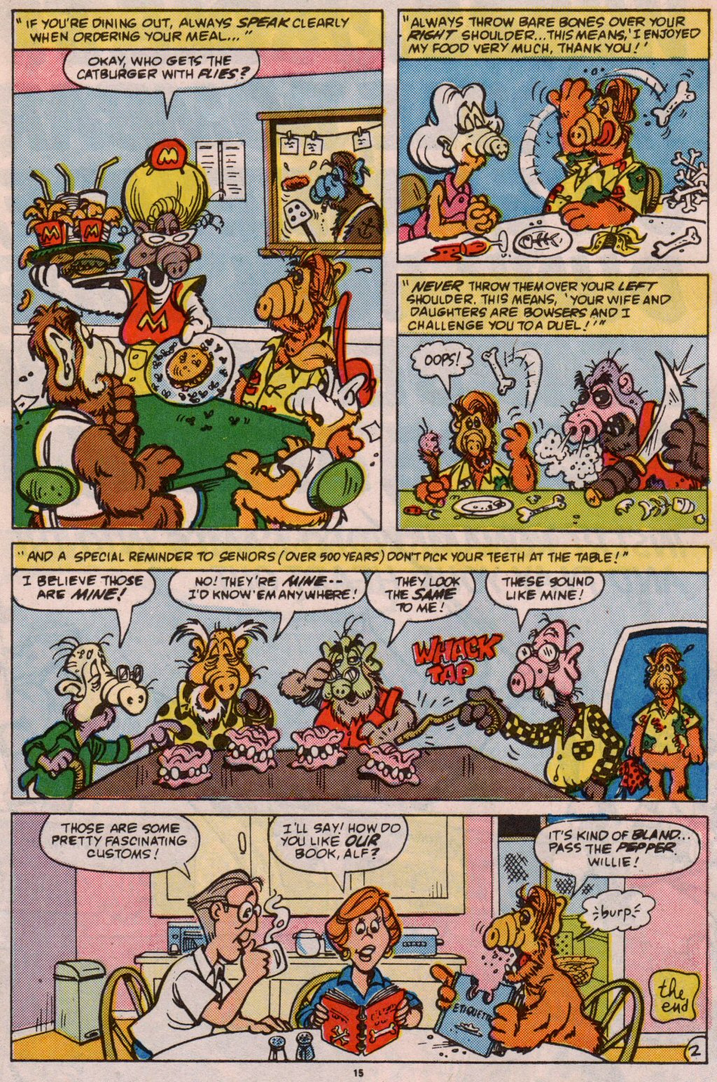 Read online ALF comic -  Issue #5 - 14