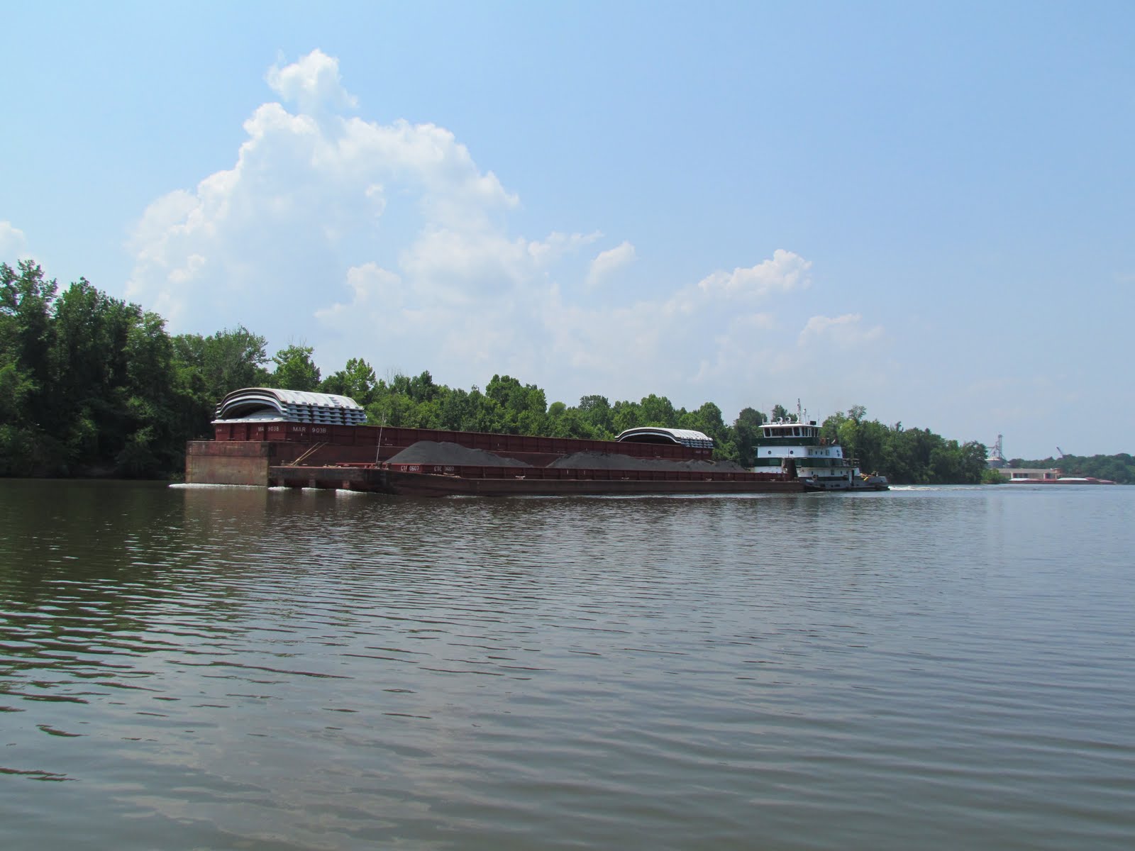 KnotSoFast Tugboat Travels TennTom Waterway Trip. Just Me and Glenda
