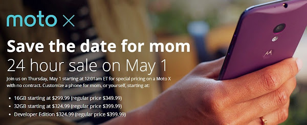 Motorola Moto X will be discounted to $299 on May 1