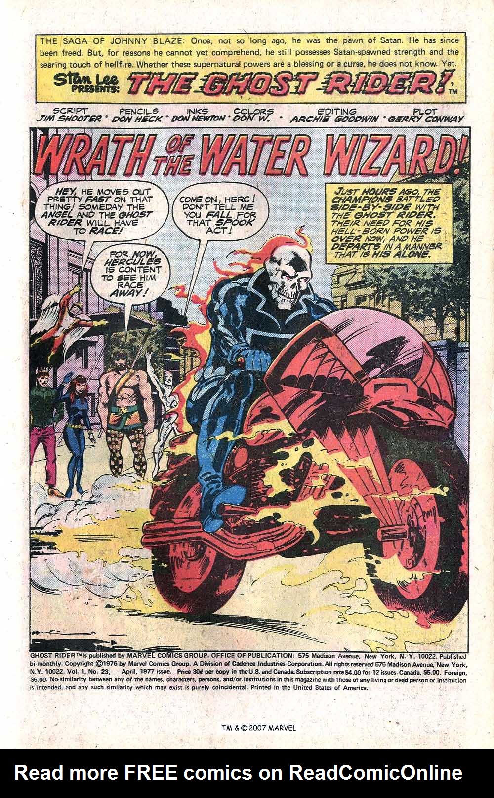 Read online Ghost Rider (1973) comic -  Issue #23 - 3