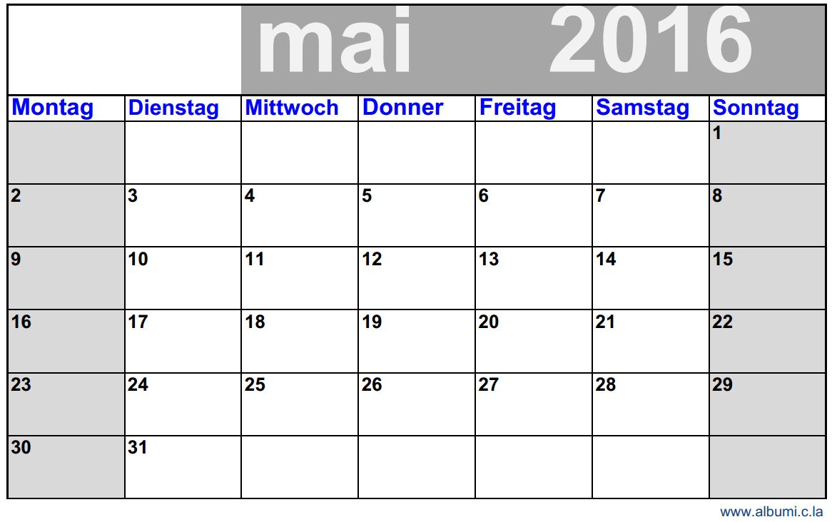 16 Blank Calendar Calendar En Www Albumi C La Deutsch Kalender Mai 16 Drucken Deutsch Mai Druckbare Kalender Mit Noten