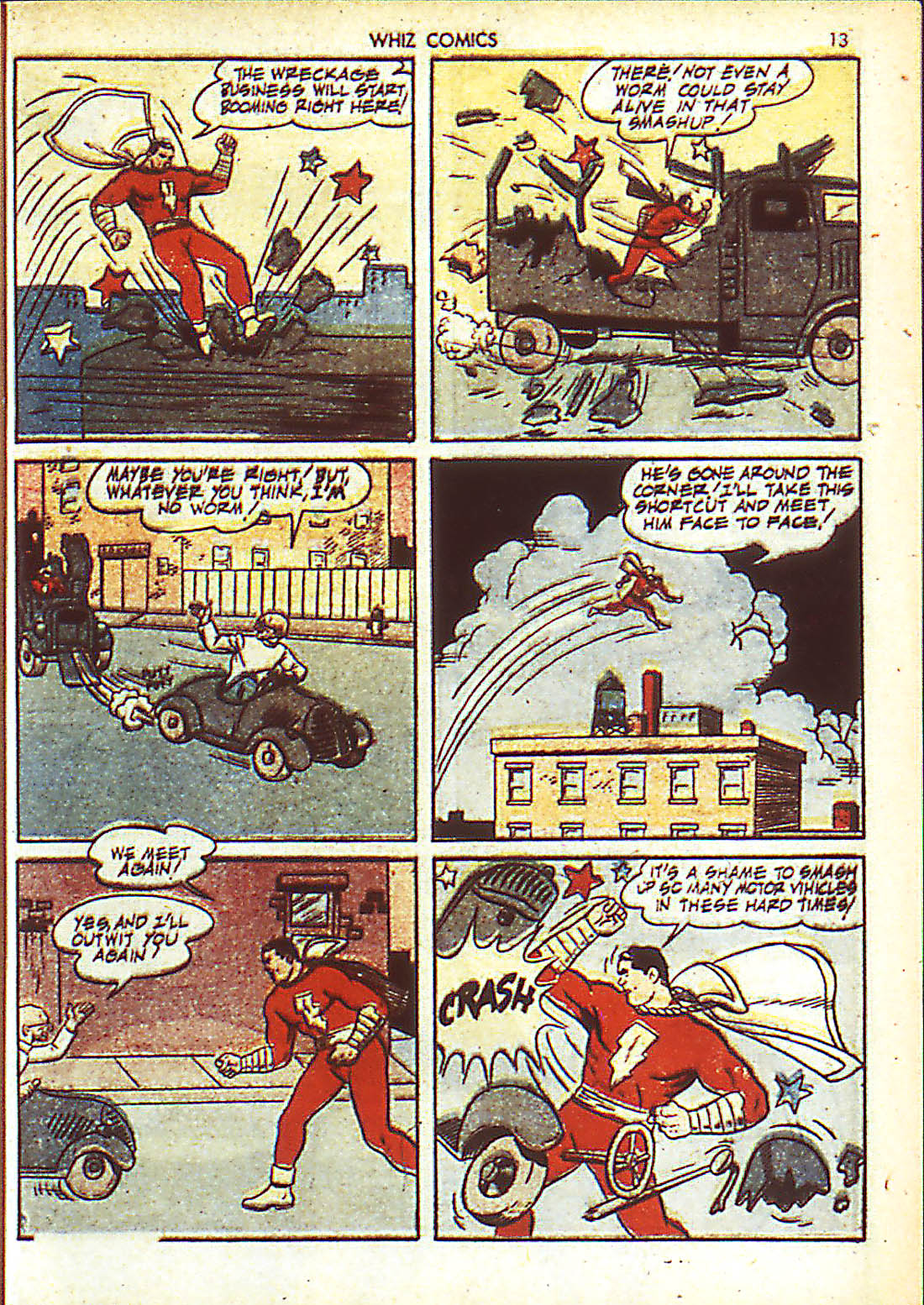 Read online WHIZ Comics comic -  Issue #31 - 13