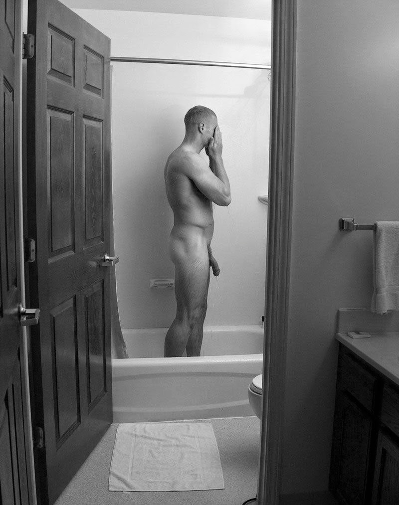 Nude Boy Bath Time