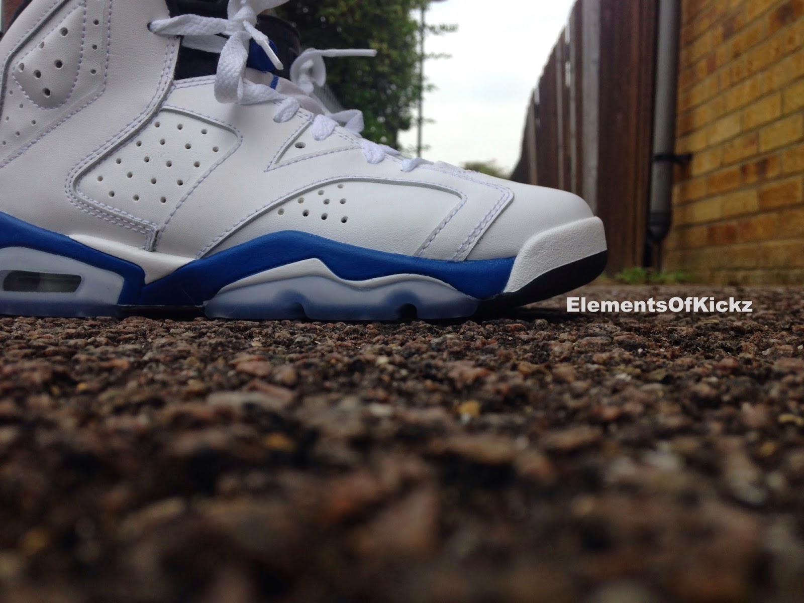 6s jordans blue