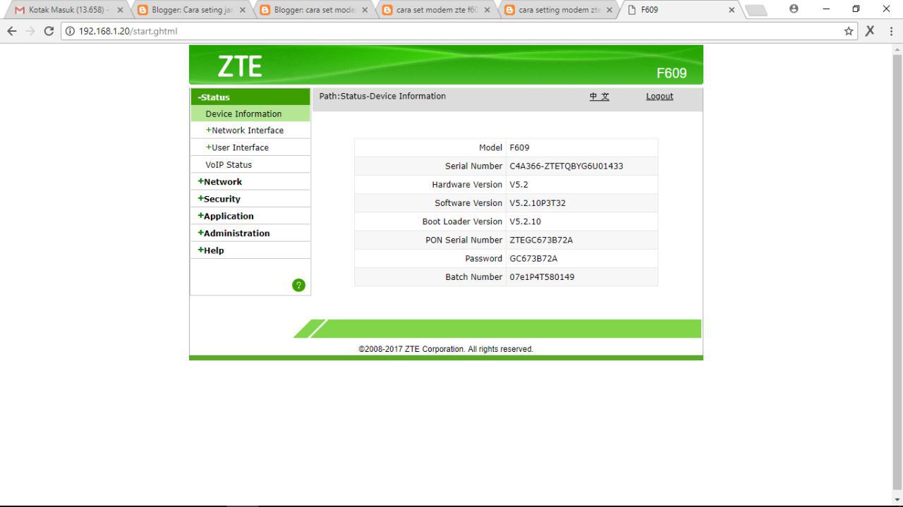 cara set modem zte f609 sebagai acces point cara setting jarak wifi