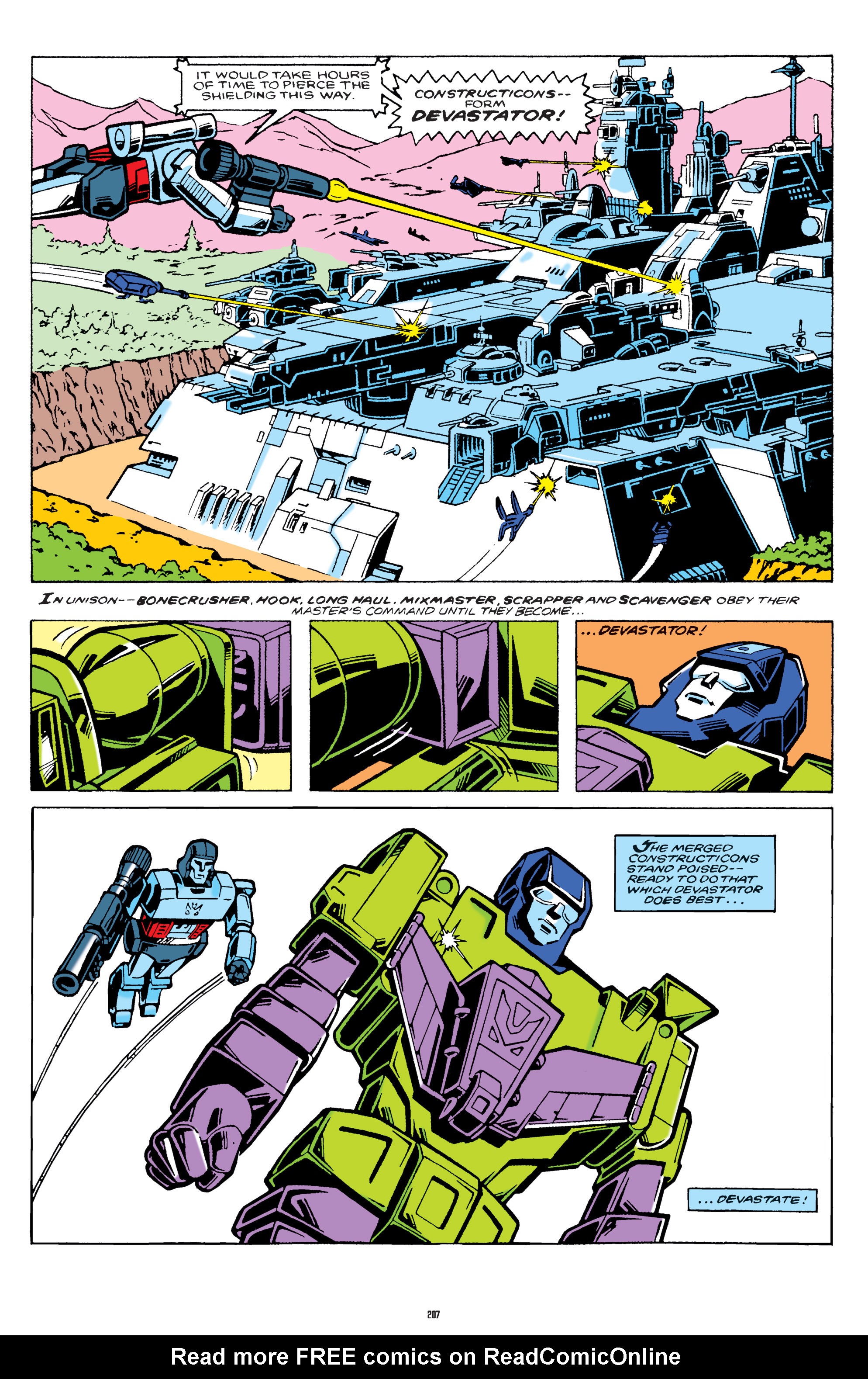 Read online The Transformers Classics comic -  Issue # TPB 7 - 206