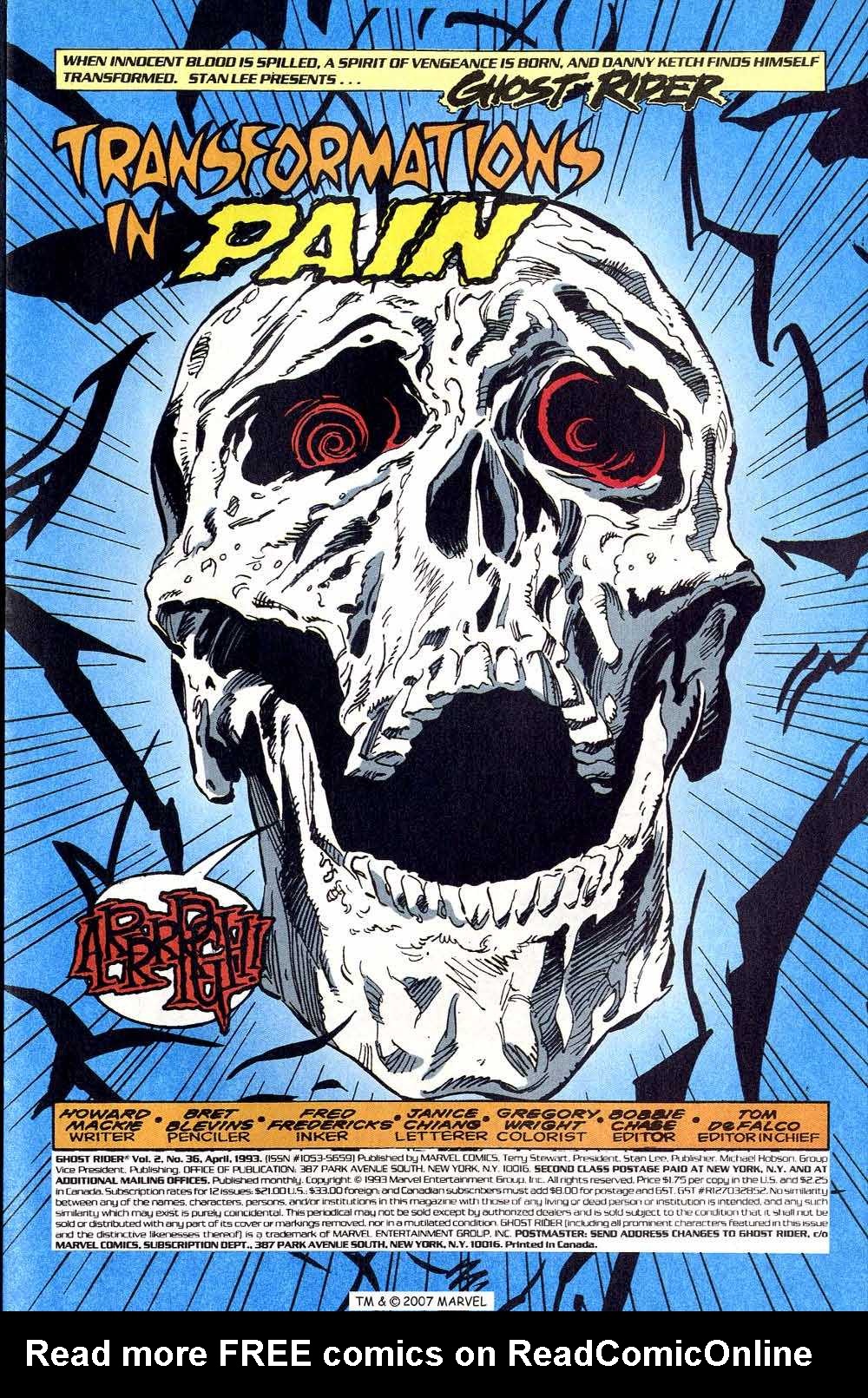 Read online Ghost Rider (1990) comic -  Issue #36 - 5