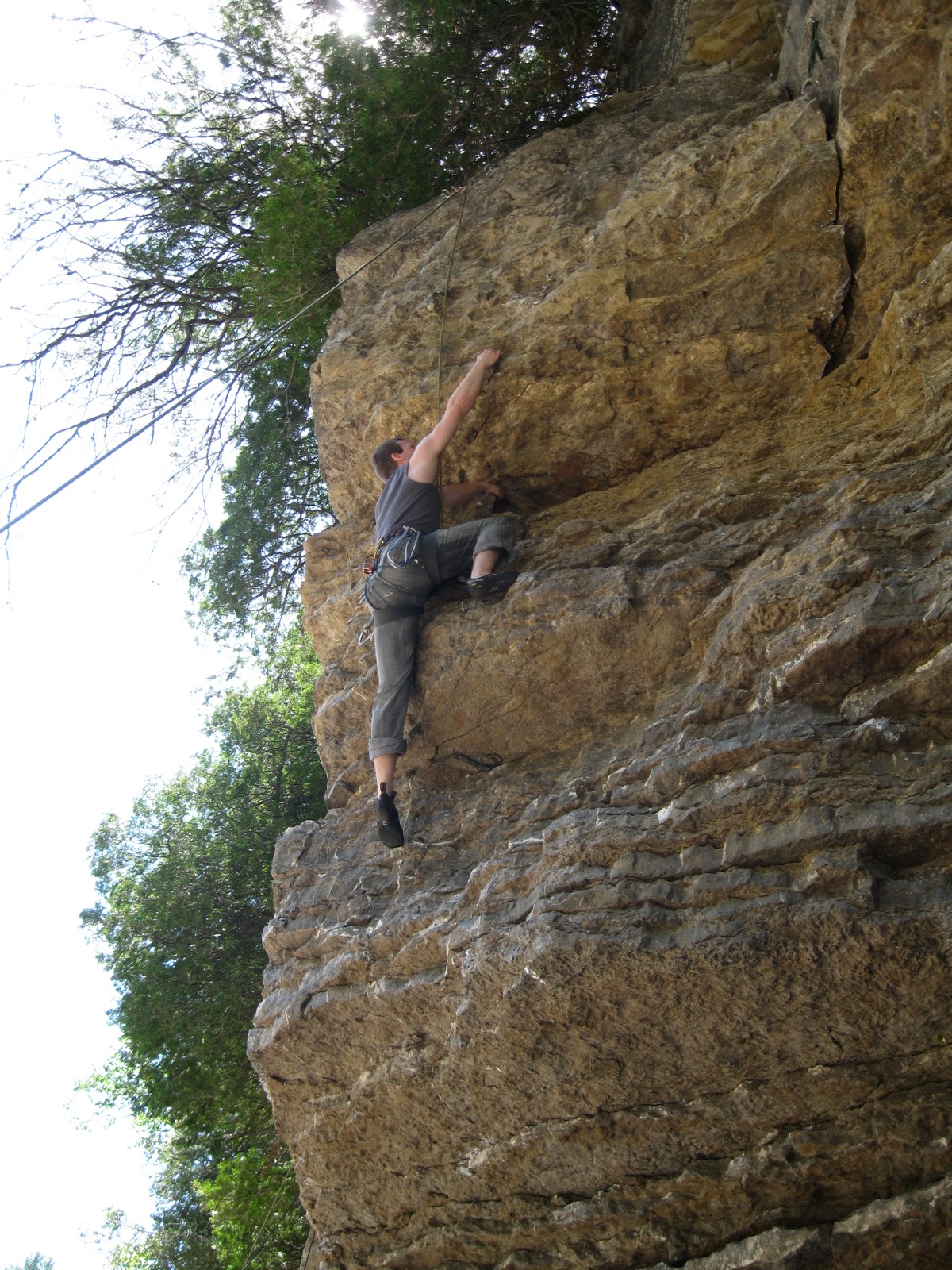 Escalade de rocher au Québec / Quebec rock climbing SaintAlban À