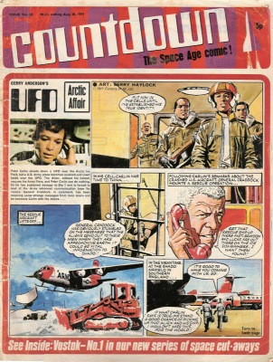 Making My 3rd Doctor Costume: COUNTDOWN The Space-age comic! -August 1971