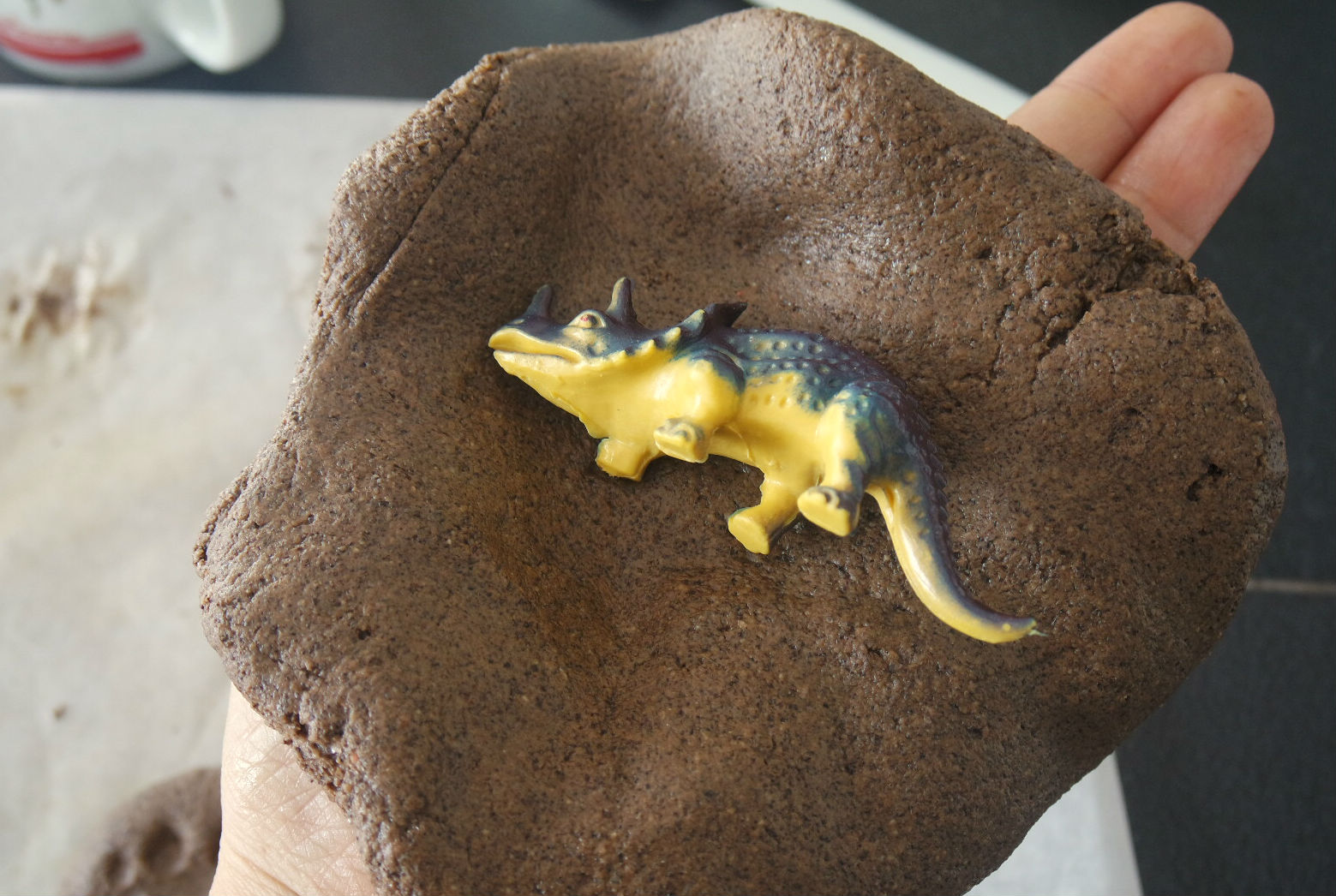 clay dinosaur fossils