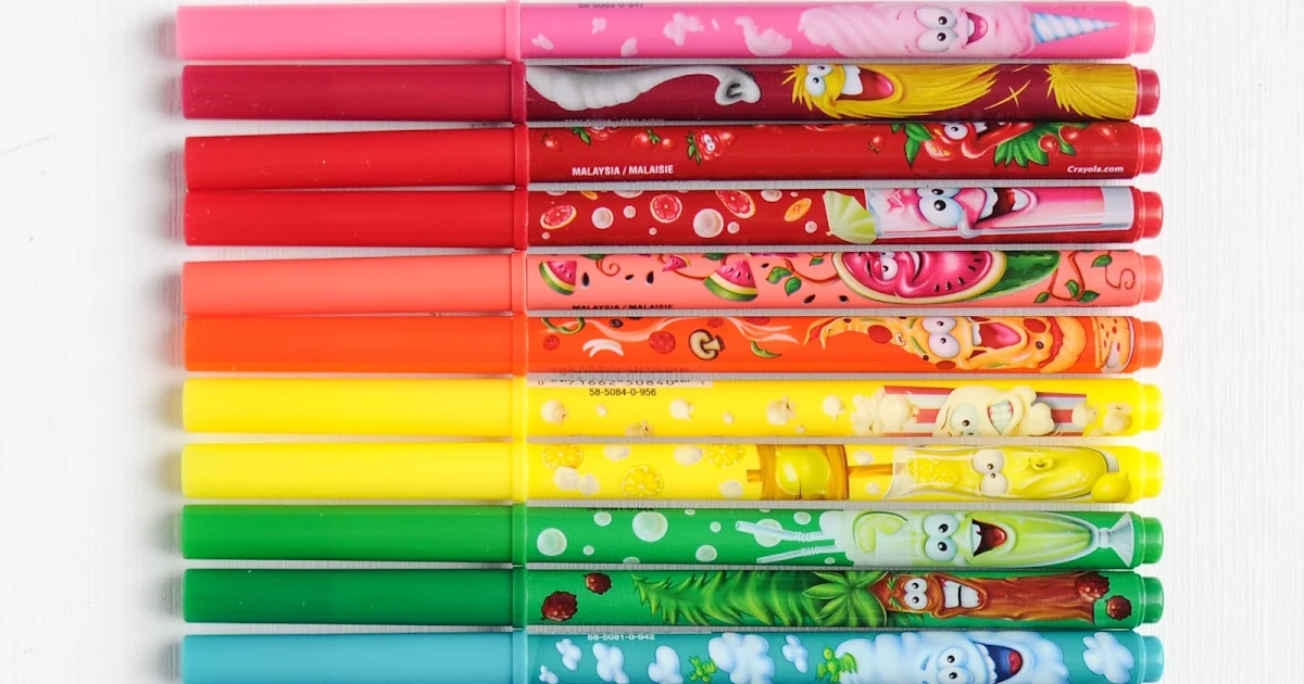 High-Quality Doodle Scents Markers Artwork for Desktop