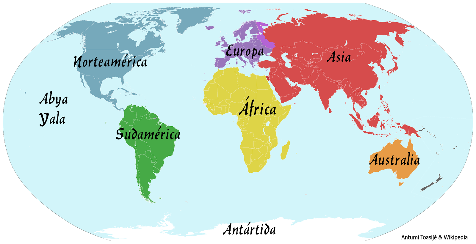 ¿Cuántos continentes hay en el mundo? Africanidad