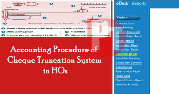 Accounting Procedure of Cheque Truncation System in HOs