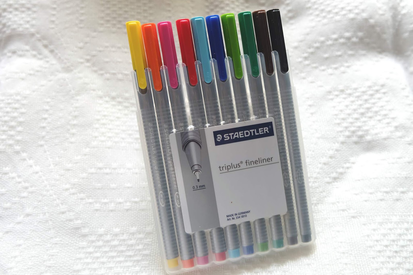 Scribbles by Raisie Review Staedtler Triplus Fineliner 10’s