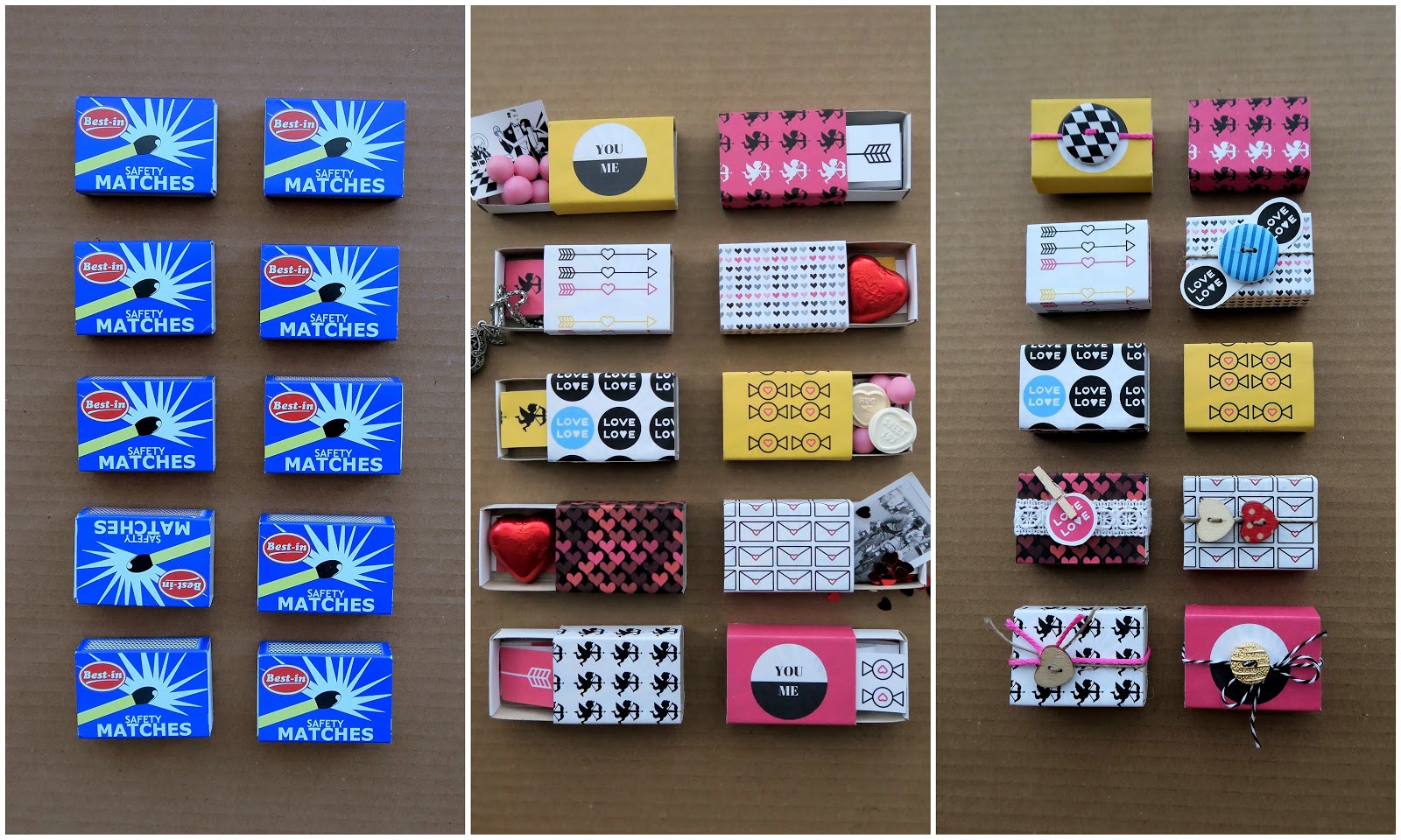 Matchbox love notes + free printable mamaisdreaming.blogspot.co.uk