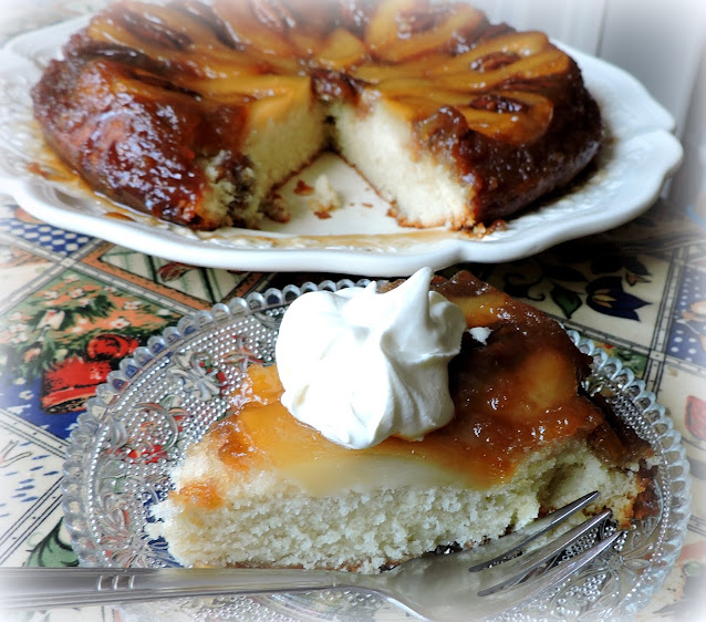 Pear & Maple Upside-down Cake