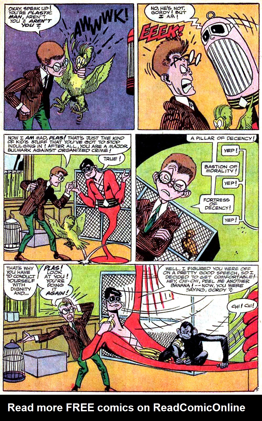 Read online Plastic Man (1966) comic -  Issue #1 - 6