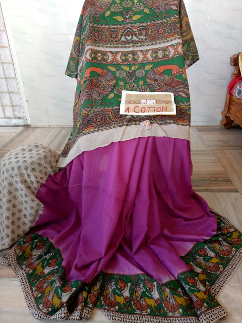 Kalamkari cotton sarees