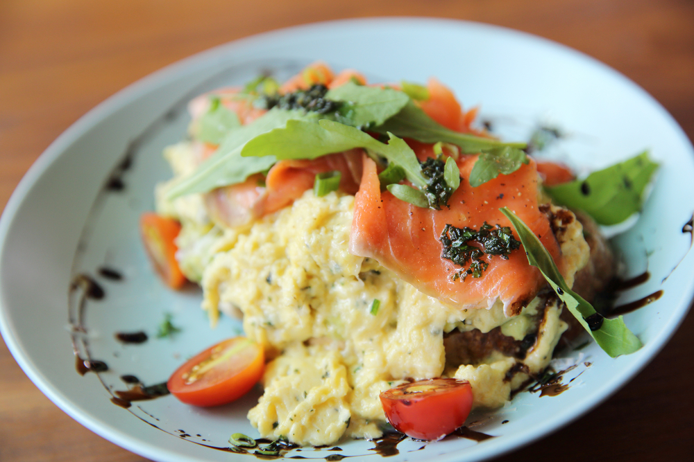 Smoked Salmon Scrambled Eggs with Dill Easy Keto Recipes