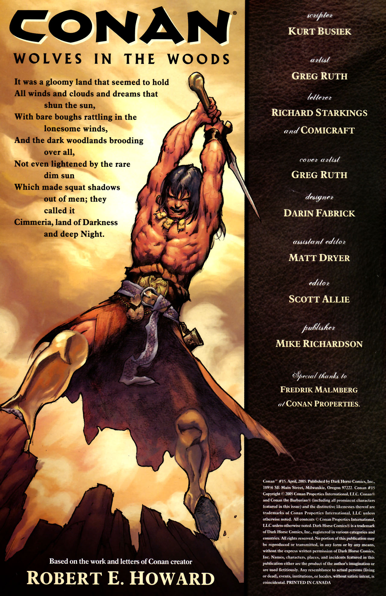 Read online Conan (2003) comic -  Issue #15 - 2