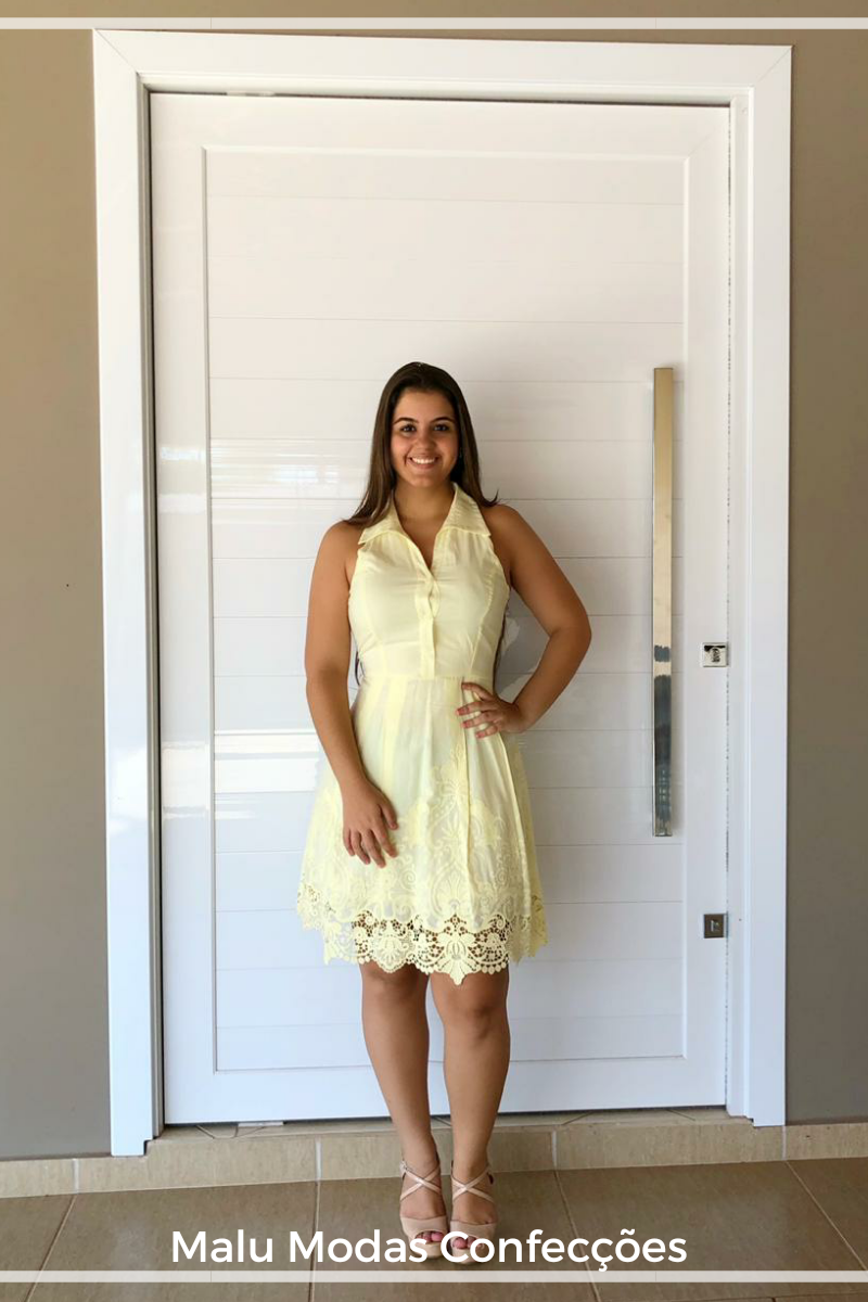 vestido amarelo reveillon